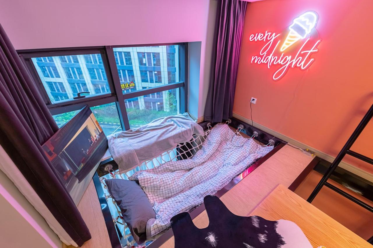 Loft Apartment With Slide Hammock With Movie Viewing 항저우 외부 사진
