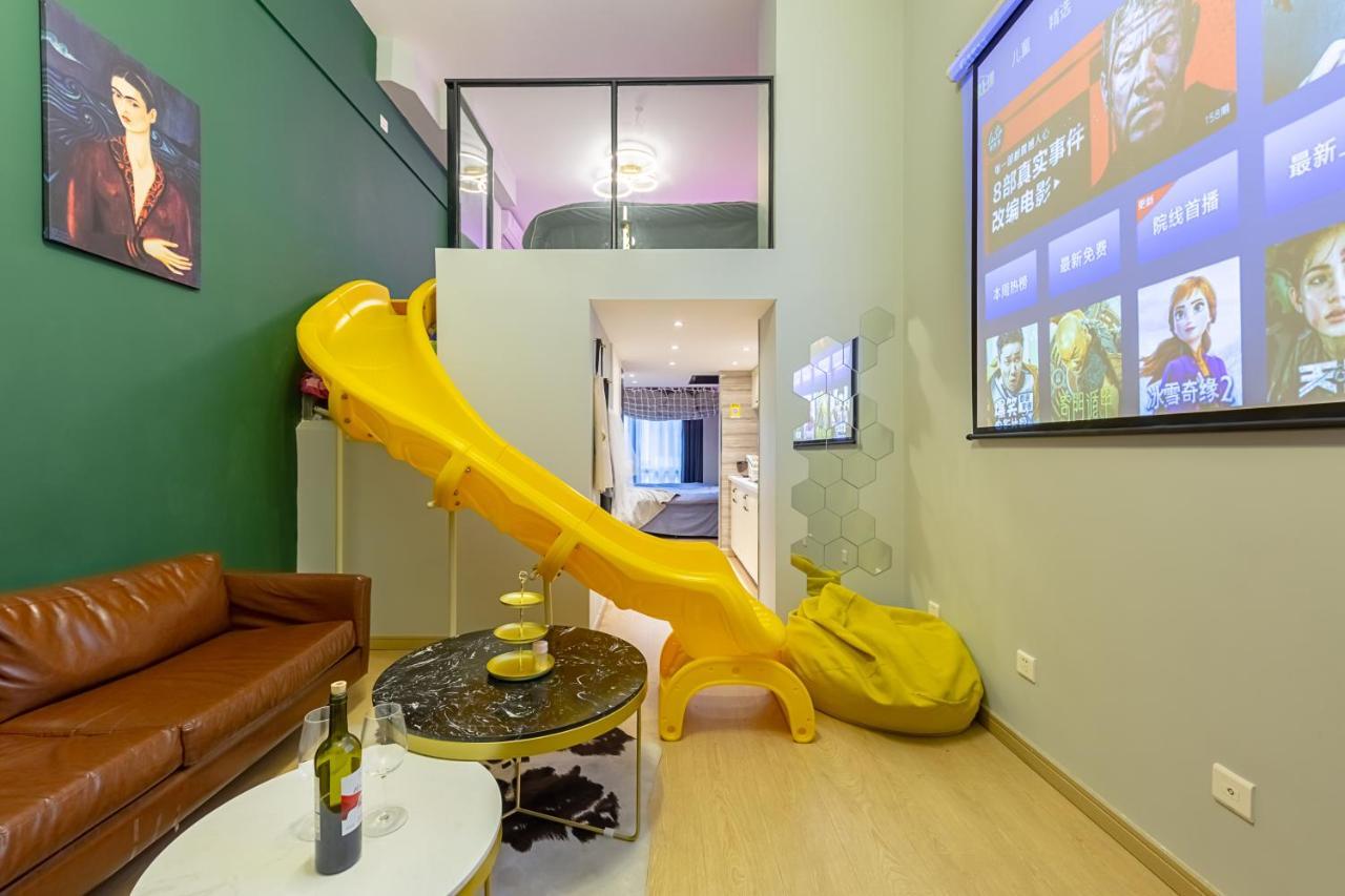 Loft Apartment With Slide Hammock With Movie Viewing 항저우 외부 사진